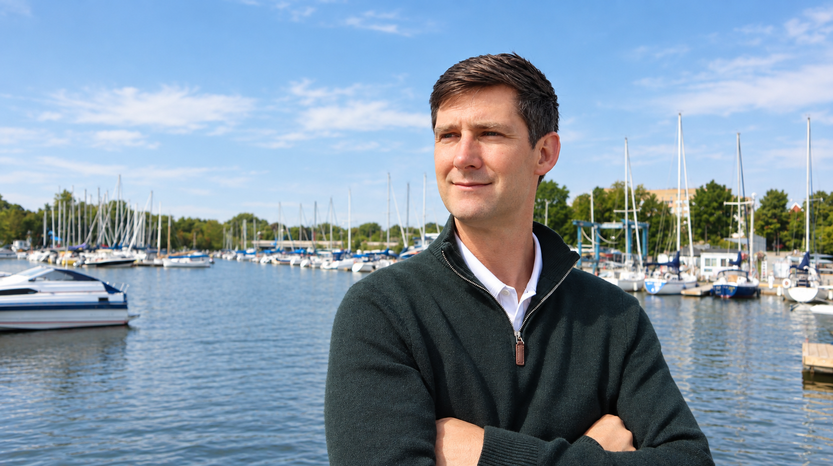 Pierce Lang, candidate for Ward 1 in the 2026 Oakville municipal election